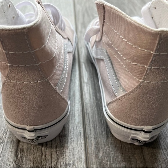 NEW! Vans Women’s Sk8-Hi Tapered Shoes Lilac Ash Suede and Canvas - Size 6 - Picture 7 of 12